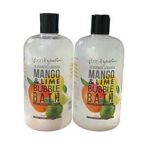 2 Ct Urban Hydration Rejuvenate & Nourish Mango & Lime Bubble Bath 16.9 Fl Oz